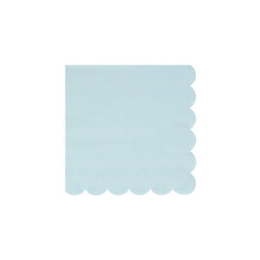 SMALL SUMMER SKY BLUE NAPKINS BY MERI MERI