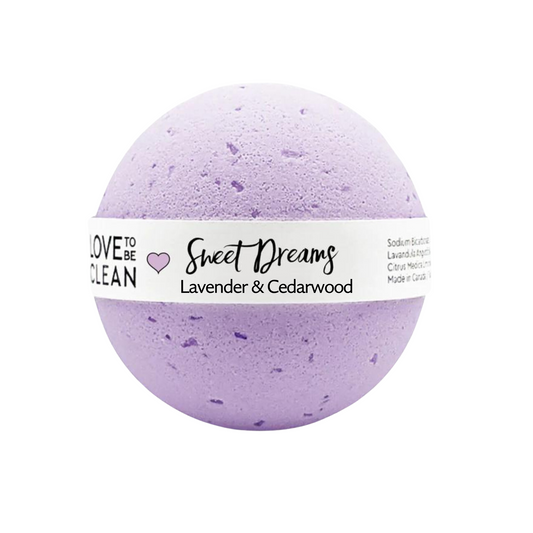 SWEET DREAMS BATH BOMB - LAVENDER & CEDARWOOD