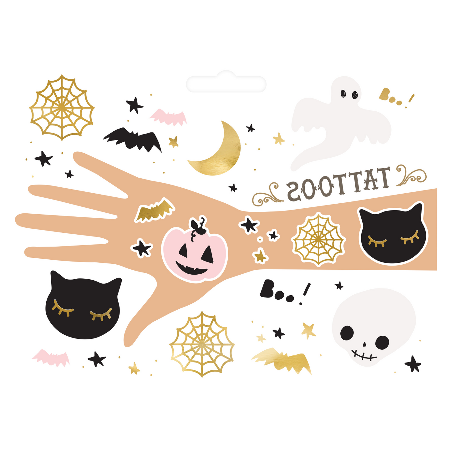 HALLOWEEN ICONS TEMPORARY TATTOOS