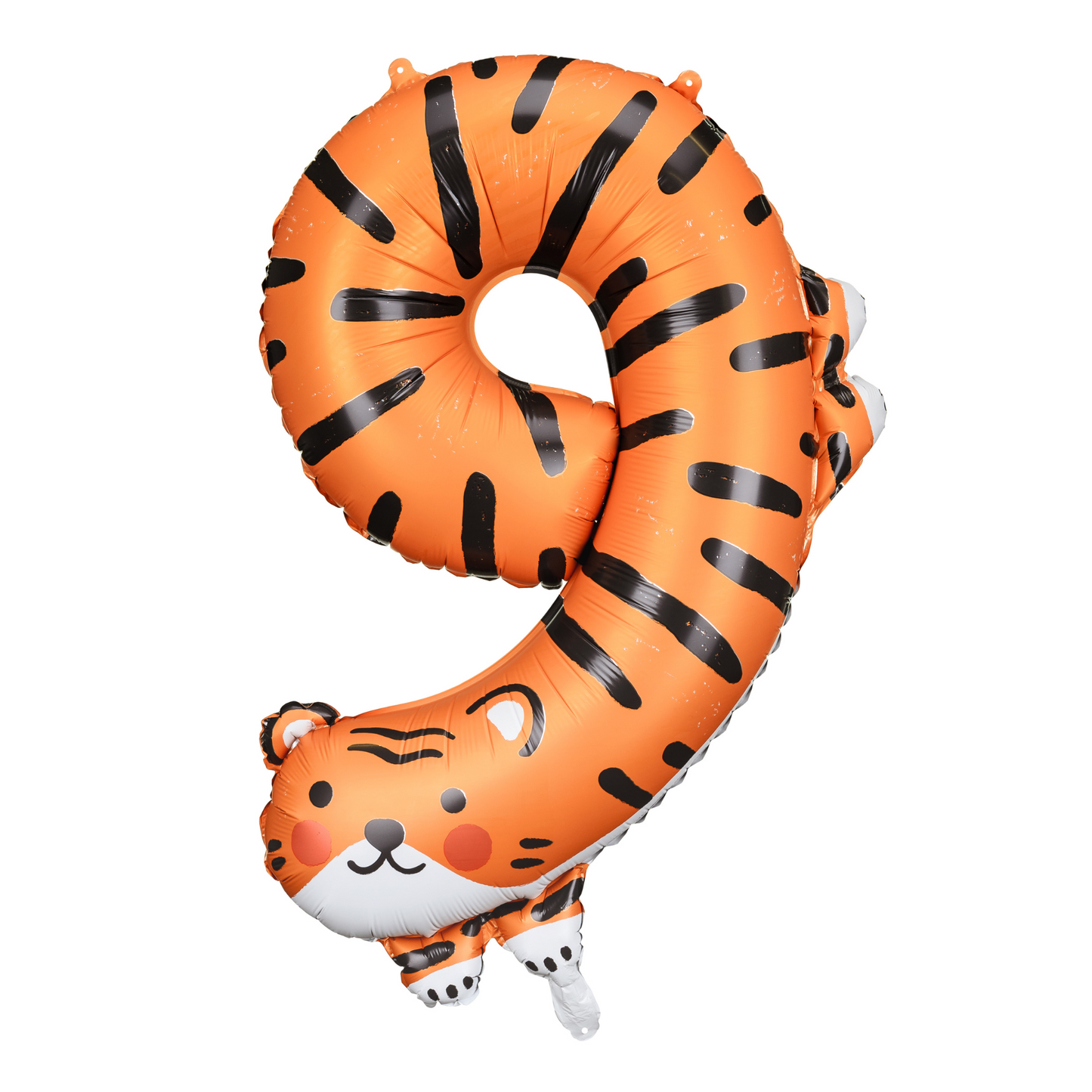 TIGER NUMBER 9 FOIL BALLOON