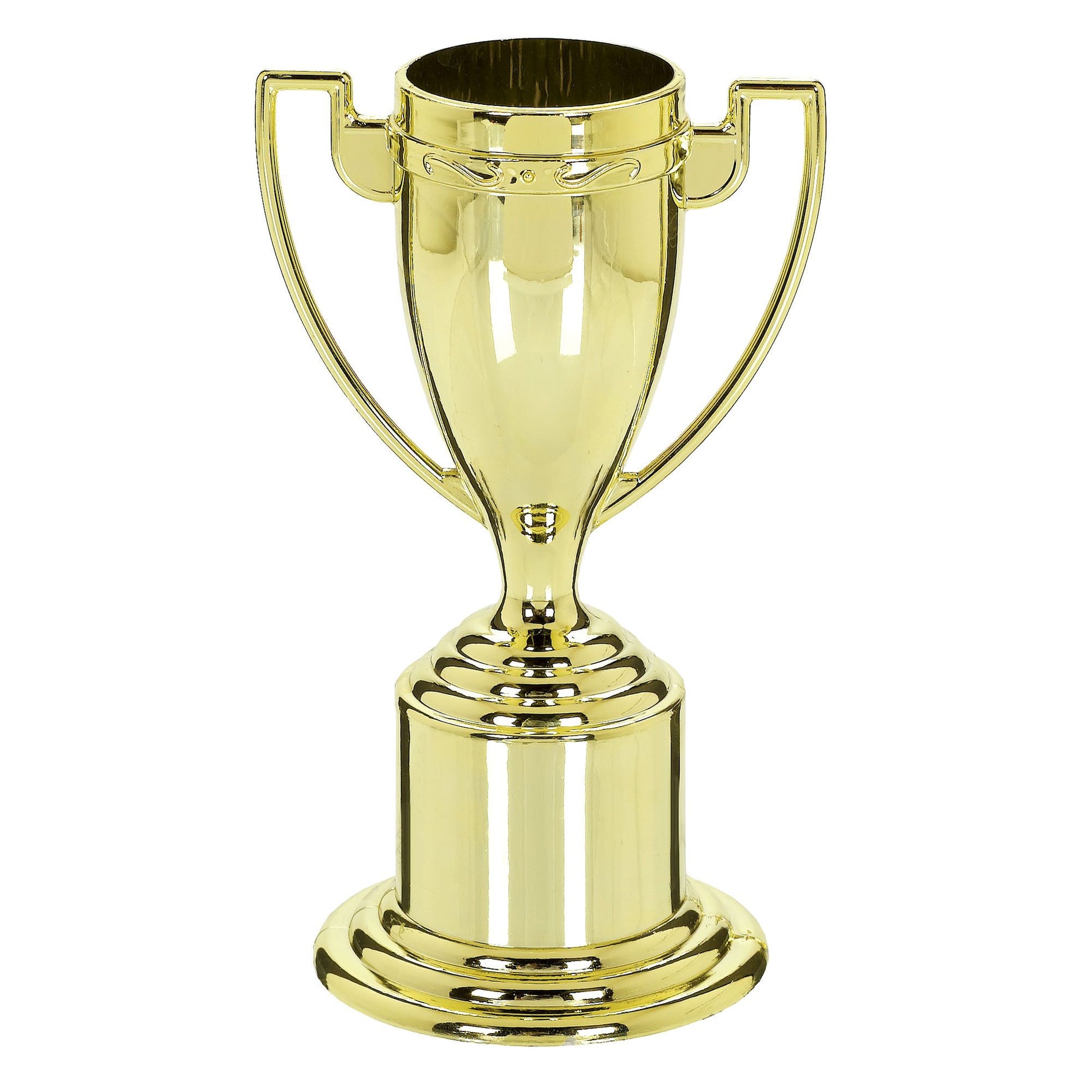 white gold trophy cups - pack of 8
