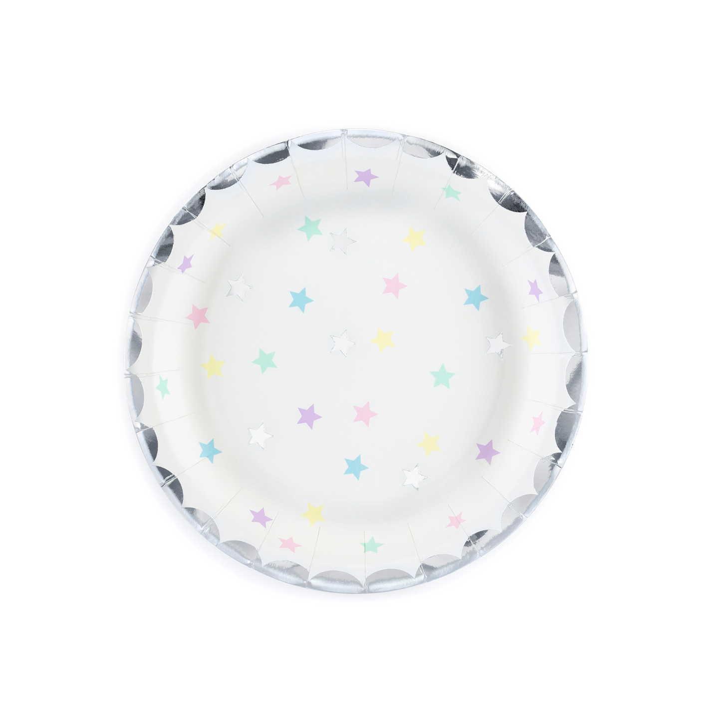 UNICORN STARS PAPER PLATES