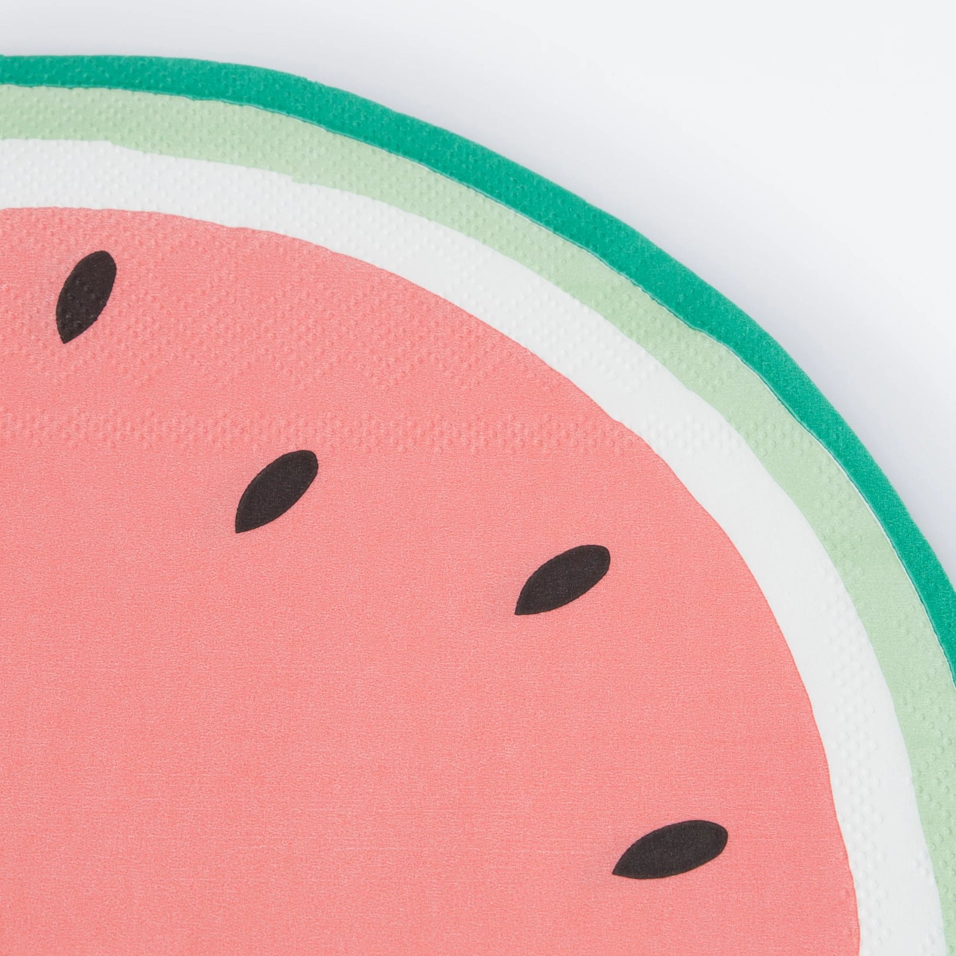 watermelon slice napkin details