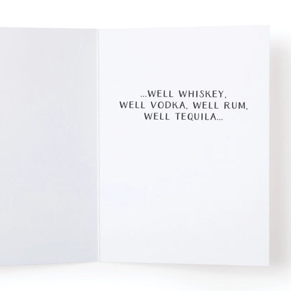 well wishes for your birthday bar shelves greeting card