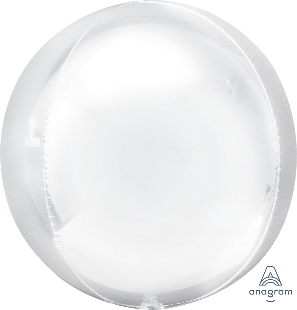 white orbz balloon