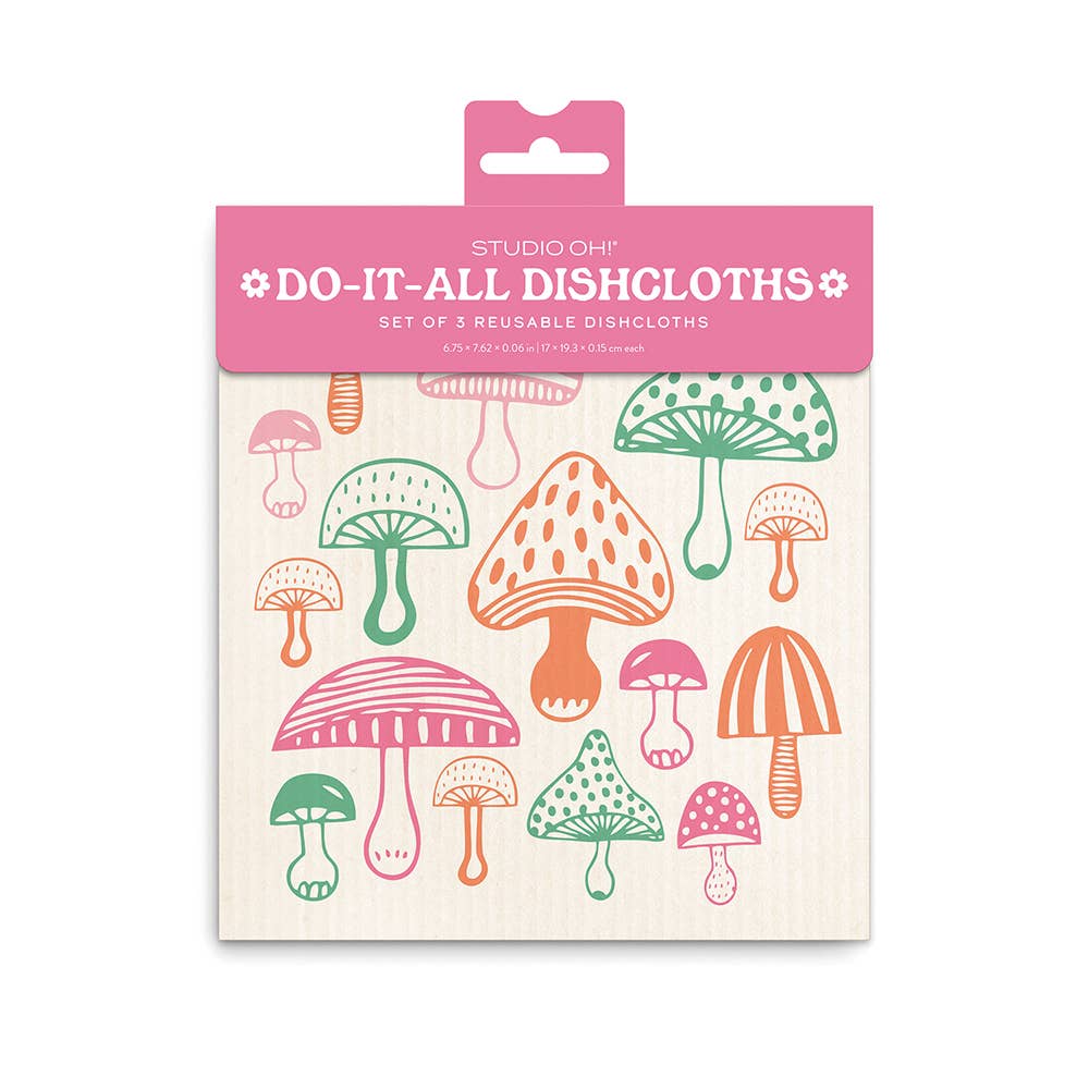 wild realm do it all dishcloths- pack of three 