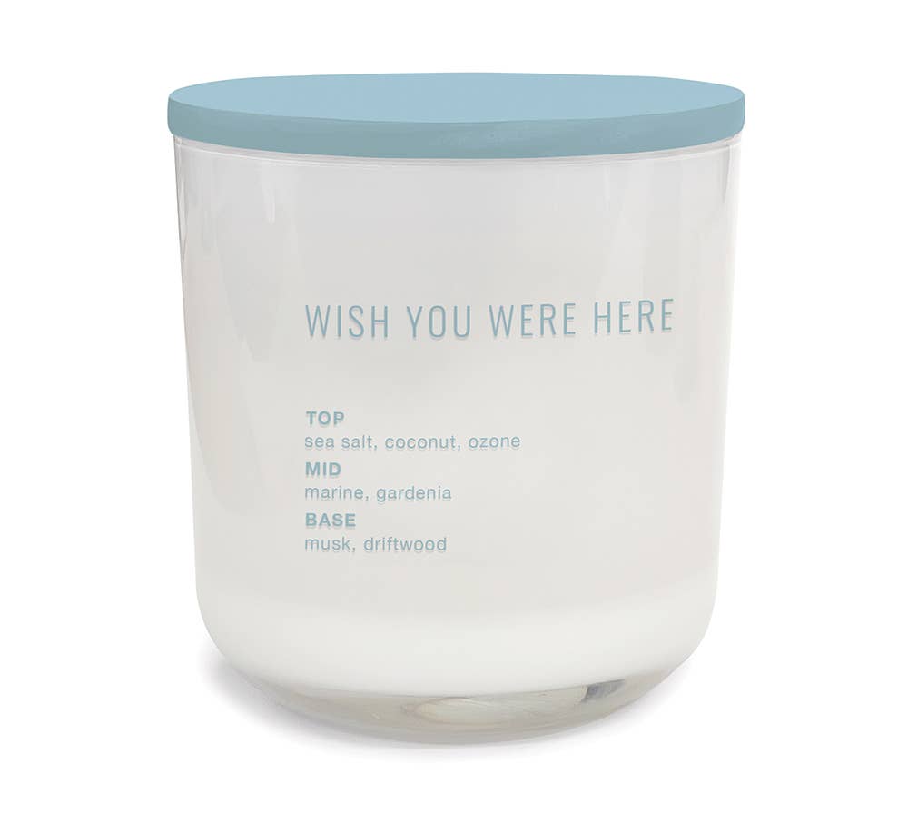 sea salt, coconut, ozone home fragrance candles by studio oh!