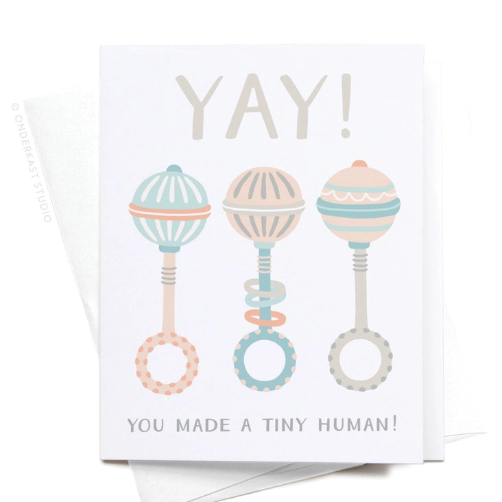 yay you made a tiny human greeting card