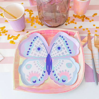 flutter butterfly large plates by Jollity & co.