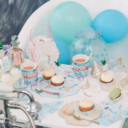 mermaid party decor by meri meri