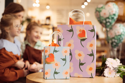 floral gift bag 